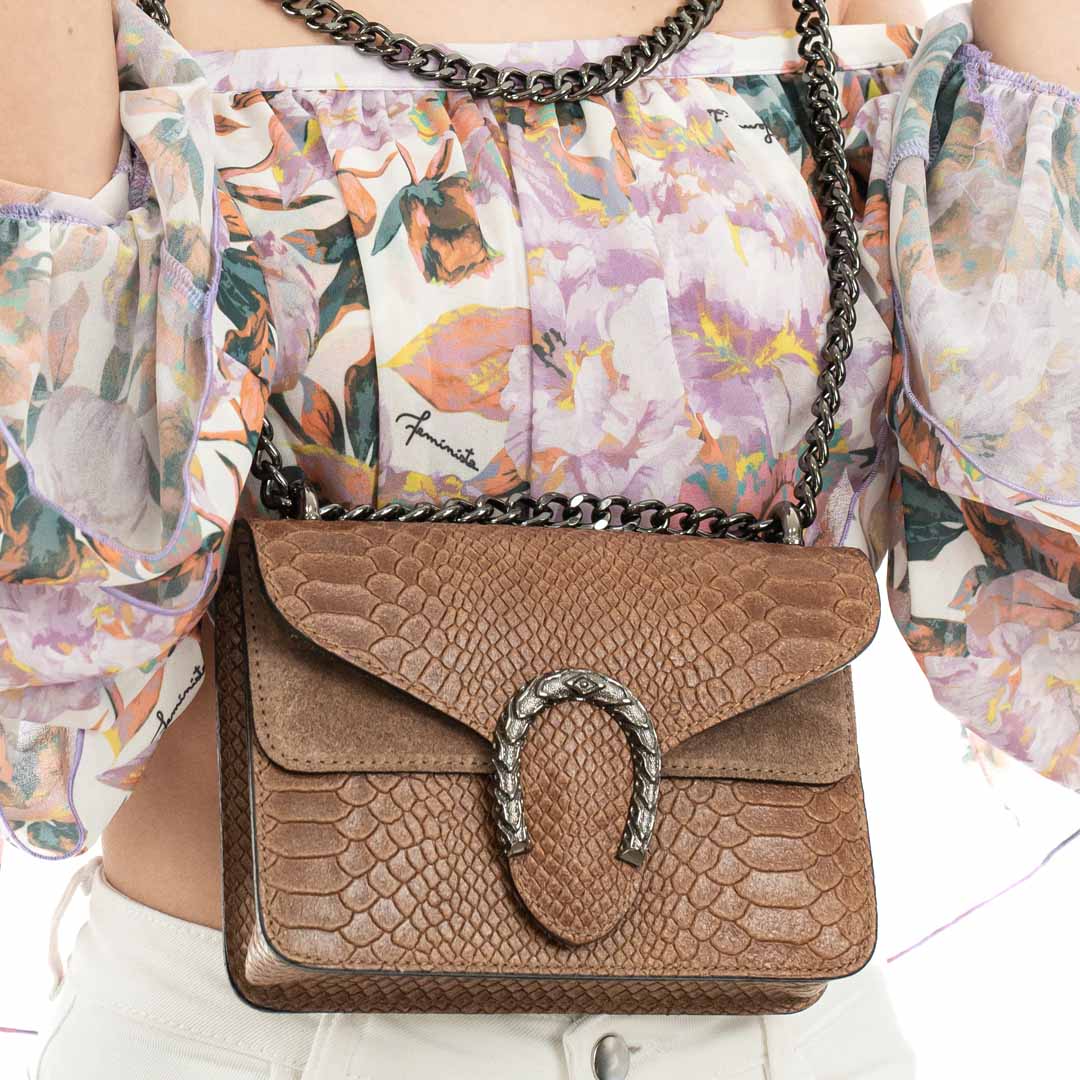 Borsa Da Ragazza Con Farfalla, Stile Scuro, Alla Moda, Con Catena