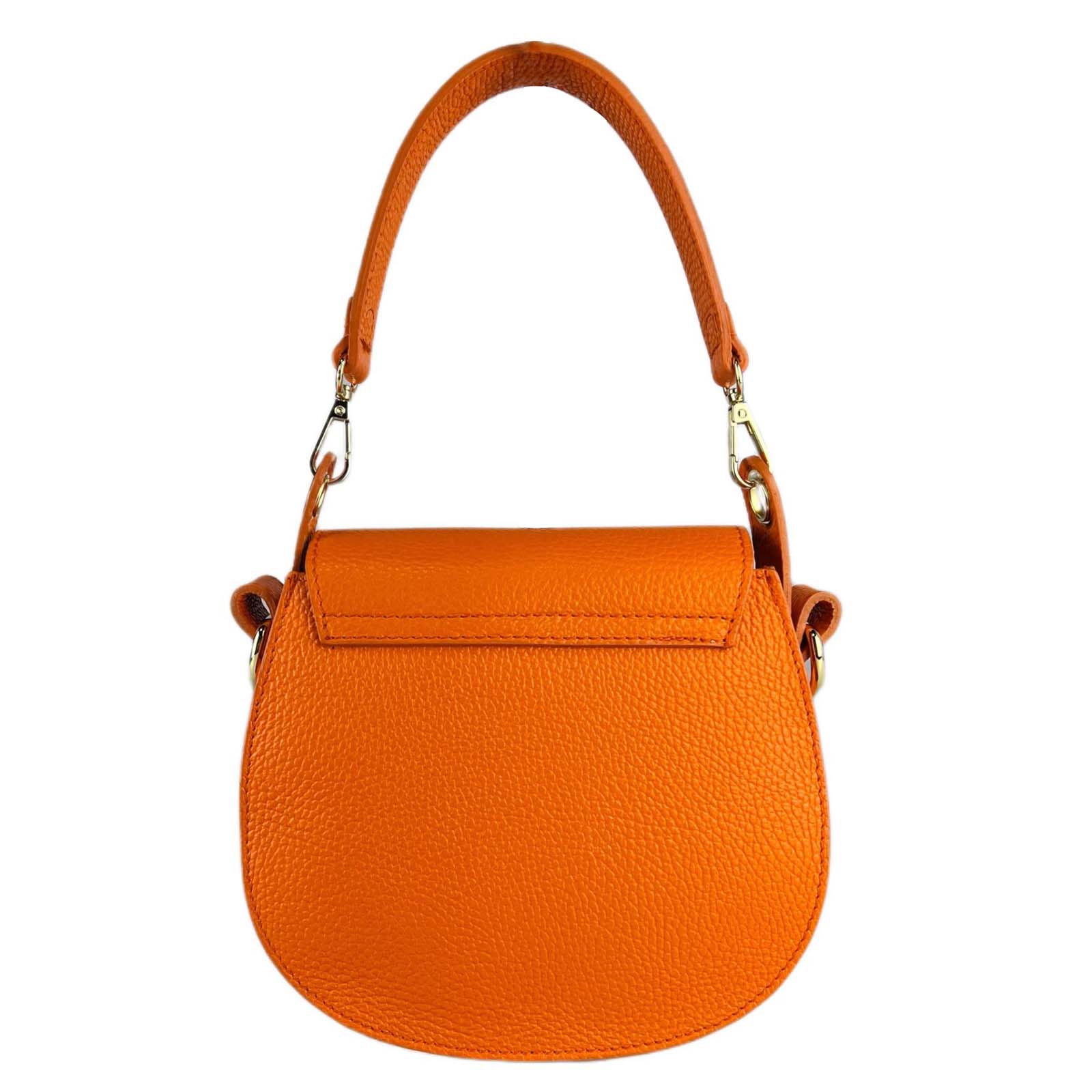 Borsa Hobo A Mano Con Tracolla In Vera Pelle Donna Dettagli Oro Rindway