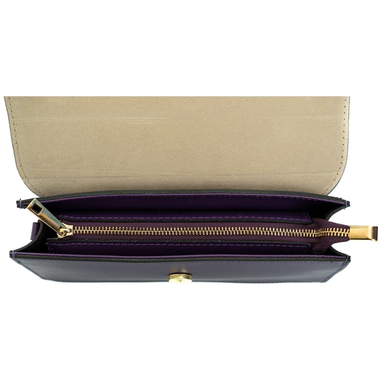 Borsa A Mano Chiusura Con Patta In Vera Pelle Donna Rindway