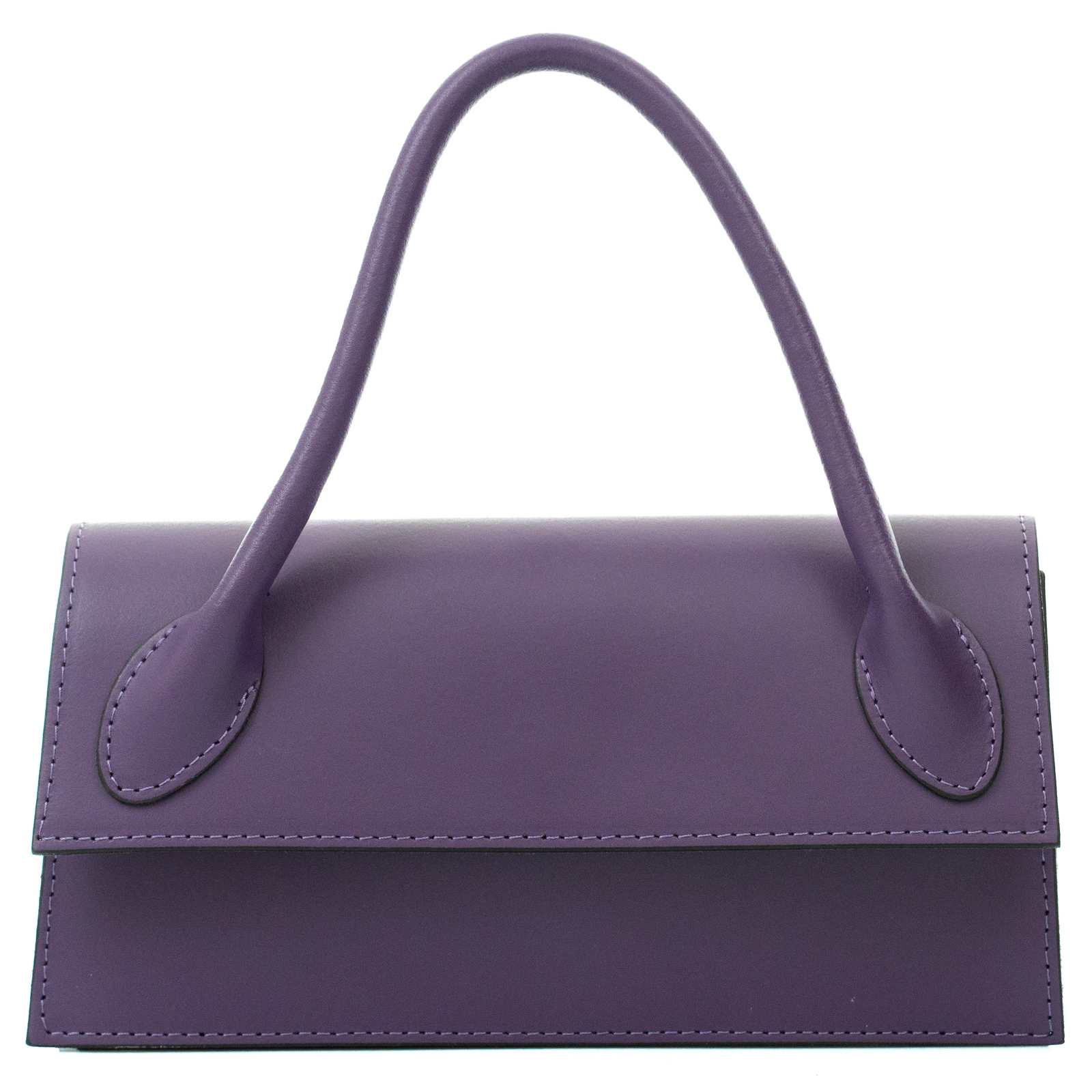 Borsa A Mano Chiusura Con Patta In Vera Pelle Donna Rindway