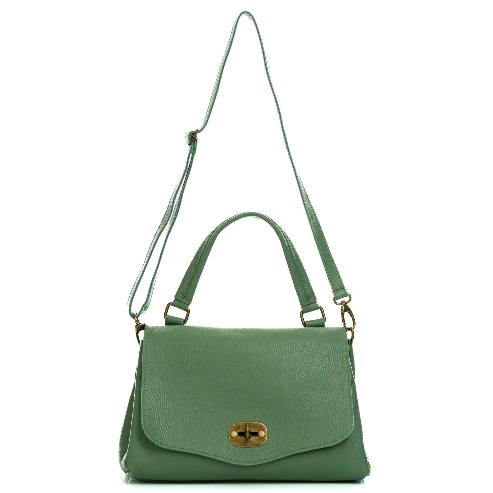 Borsa Postina A Mano Con Tracolla In Vera Pelle Donna Rindway