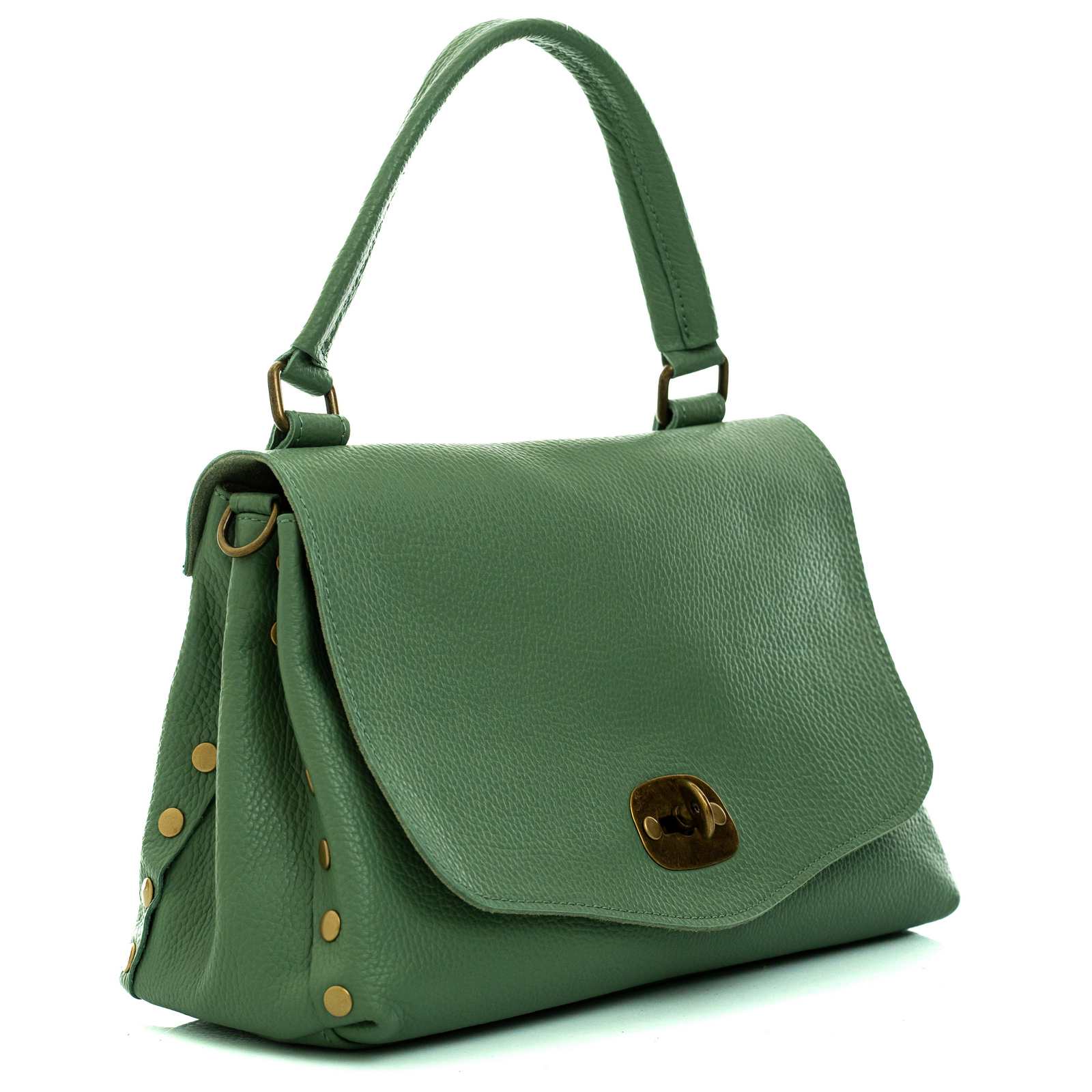 Borsa Postina A Mano Con Tracolla In Vera Pelle Donna Rindway