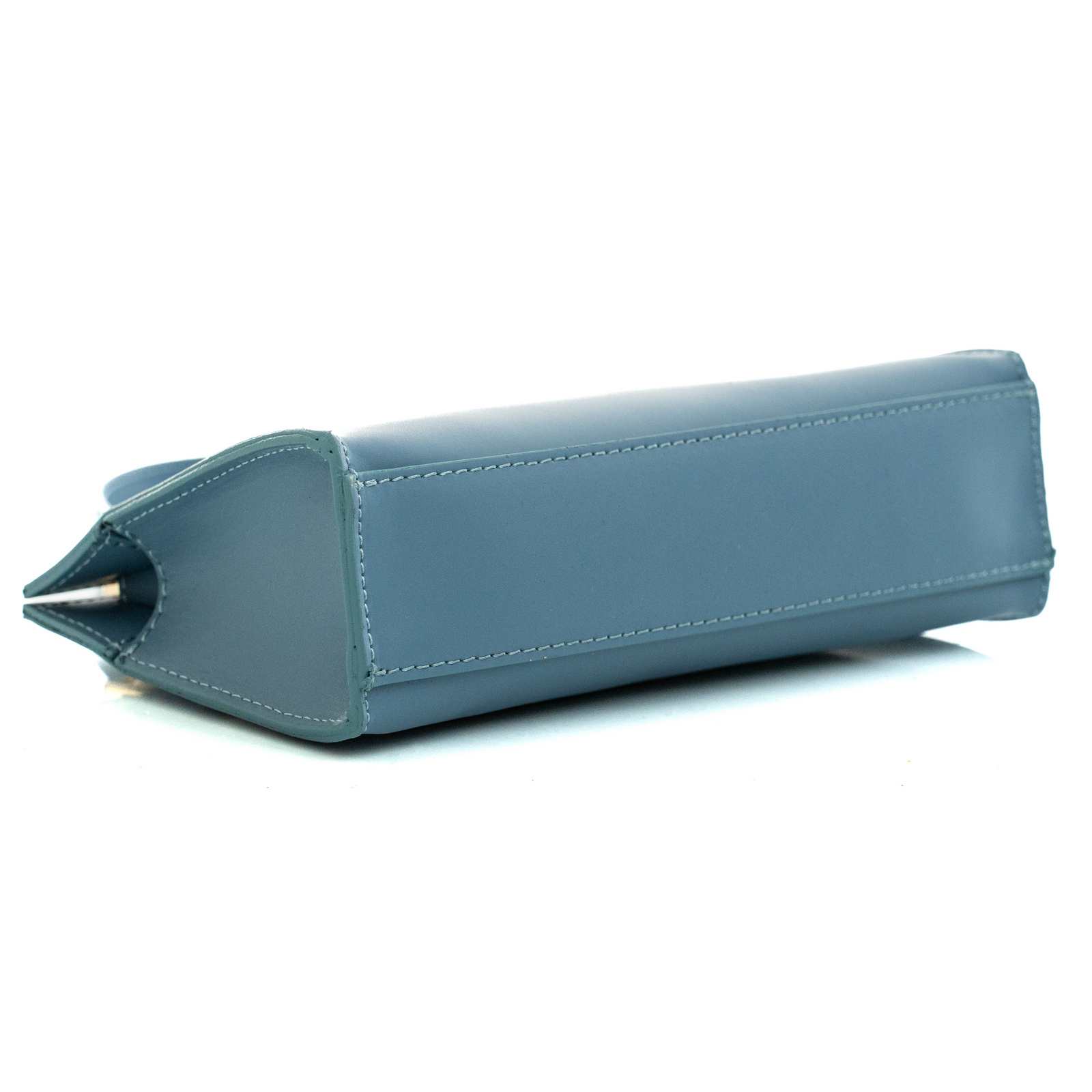 Borsa A Mano In Vera Pelle Semi Rigida Donna Chiusura Con Fibbia Rindway