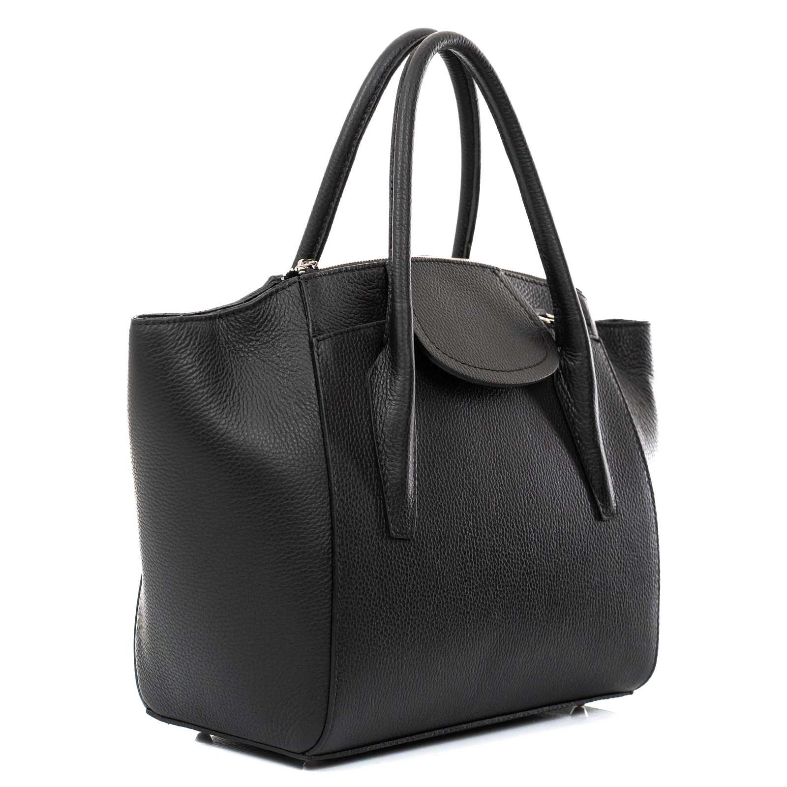 Borsa A Mano Grande In Vera Pelle Vitello Nappato Donna Rindway