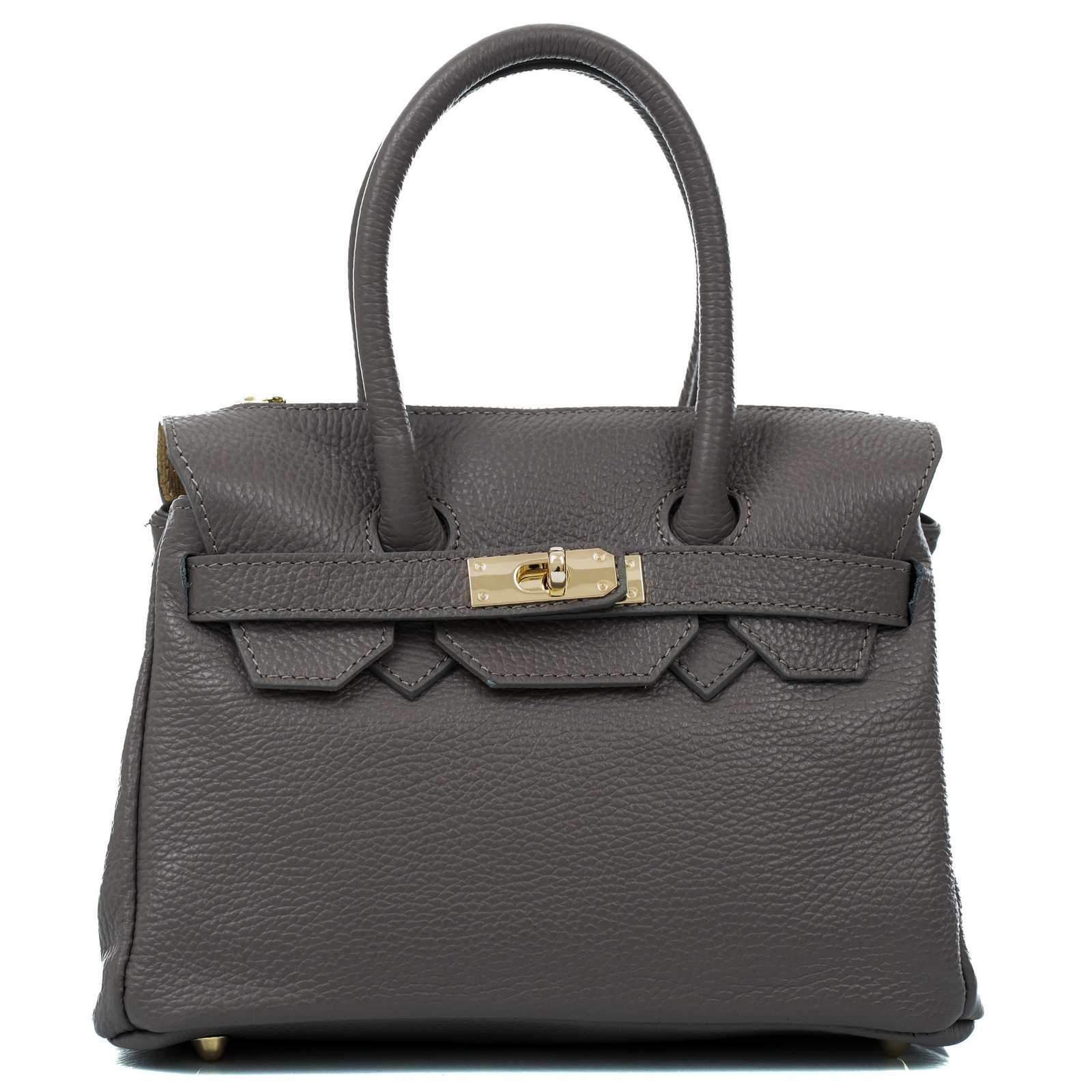 Borsa A Mano In Vera Pelle Morbida Donna Chiusura Con Fibbia Rindway