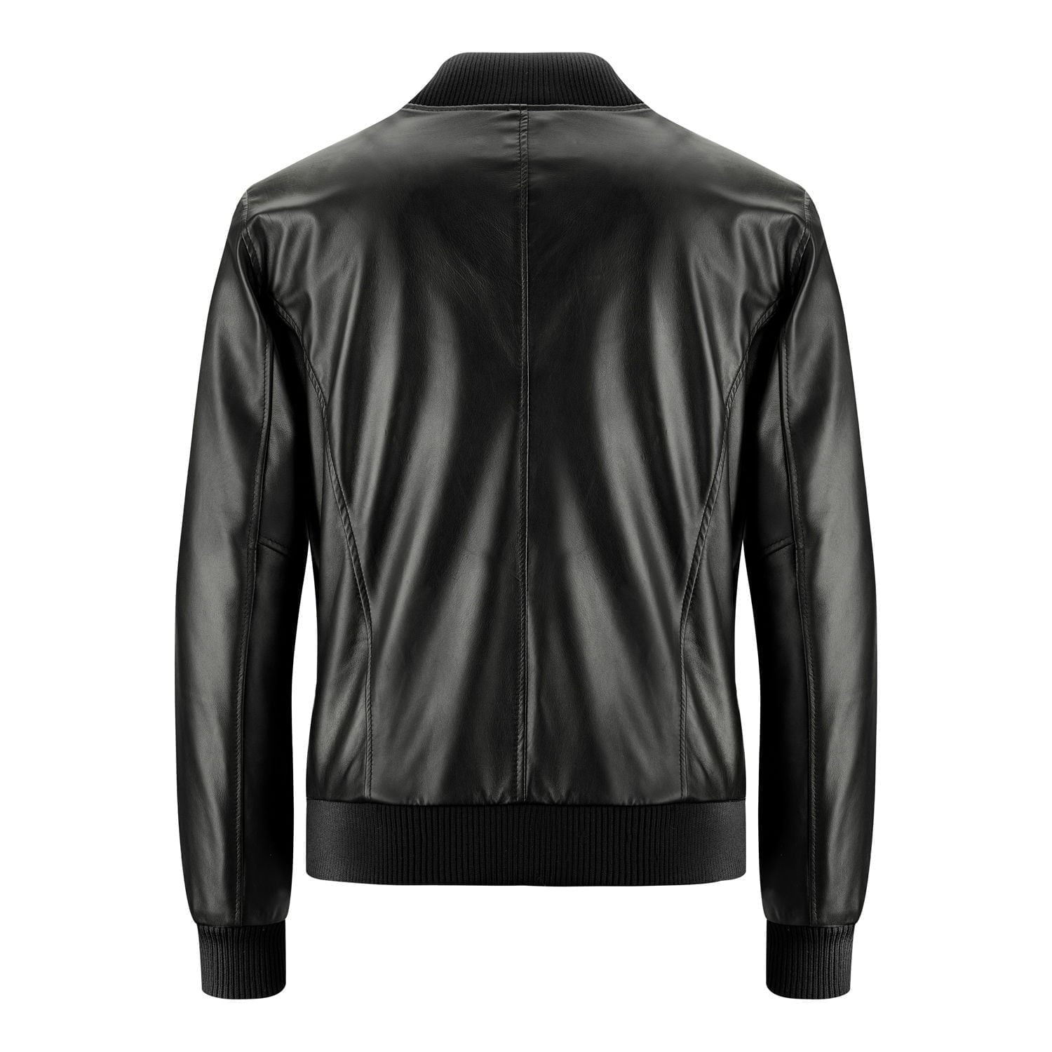 Slim Men's Genuine Leather Jacket Artisan Production Cod.258-Rindway Outlet