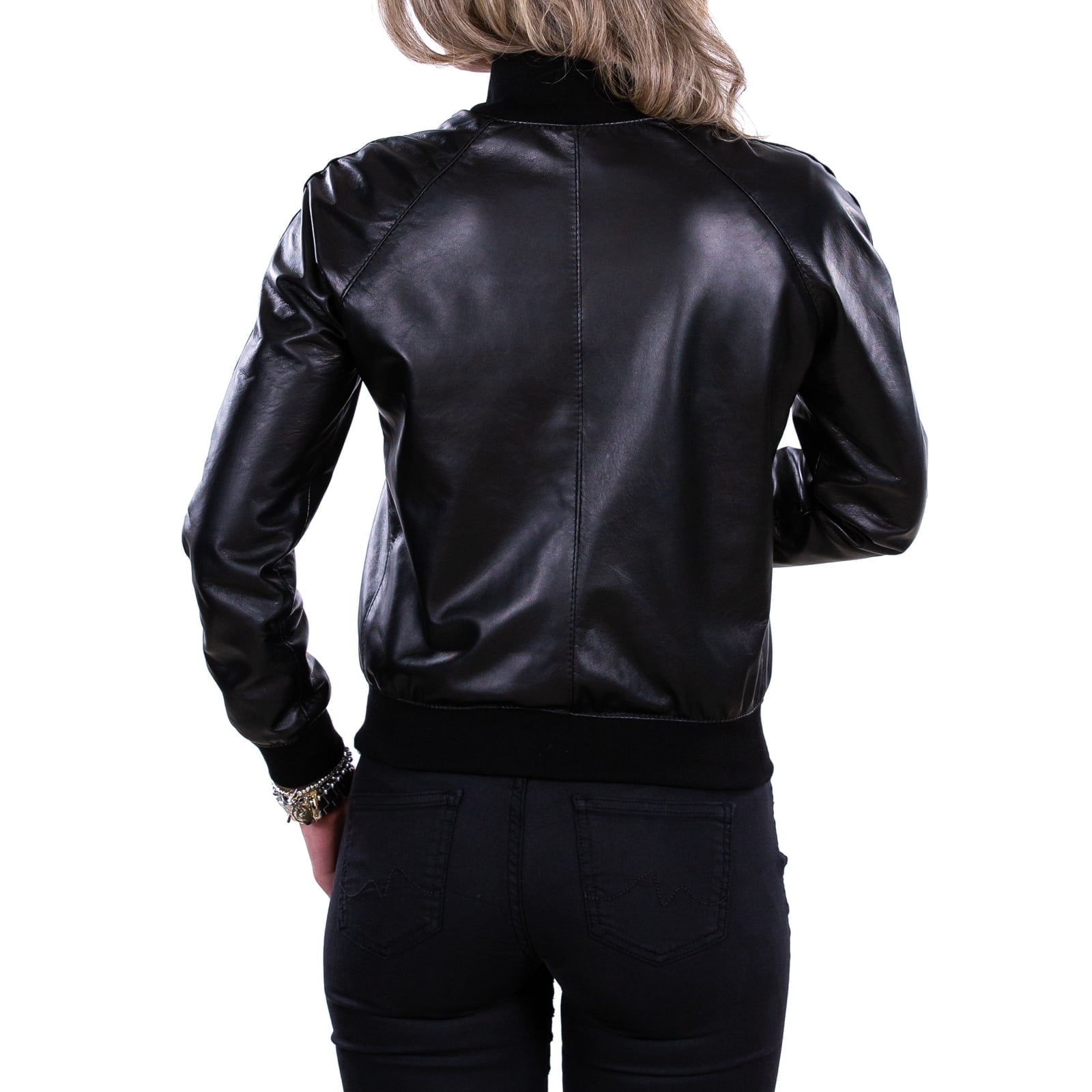 Slim Women's Genuine Leather Jacket Artisan Production Cod.001 Rindway