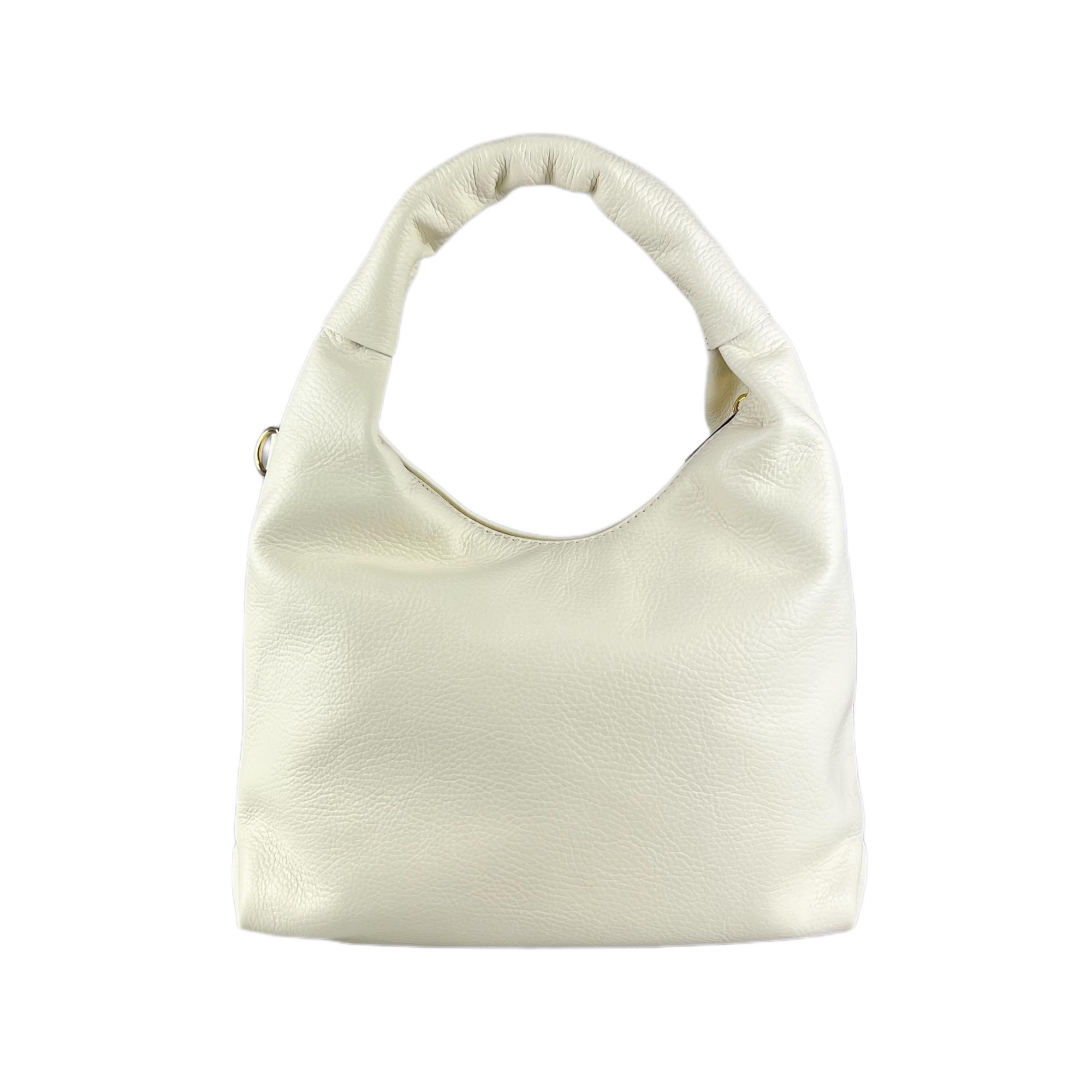 Soft Shoulder Bag In Genuine Dollar Calf Leather Woman Rindway