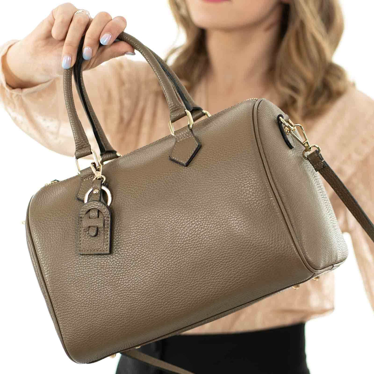 Rindway Women's Genuine Leather Handbag with Single