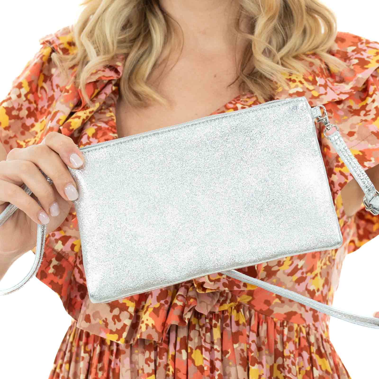 Borsa Pochette Media In Vera Pelle Donna Rindway