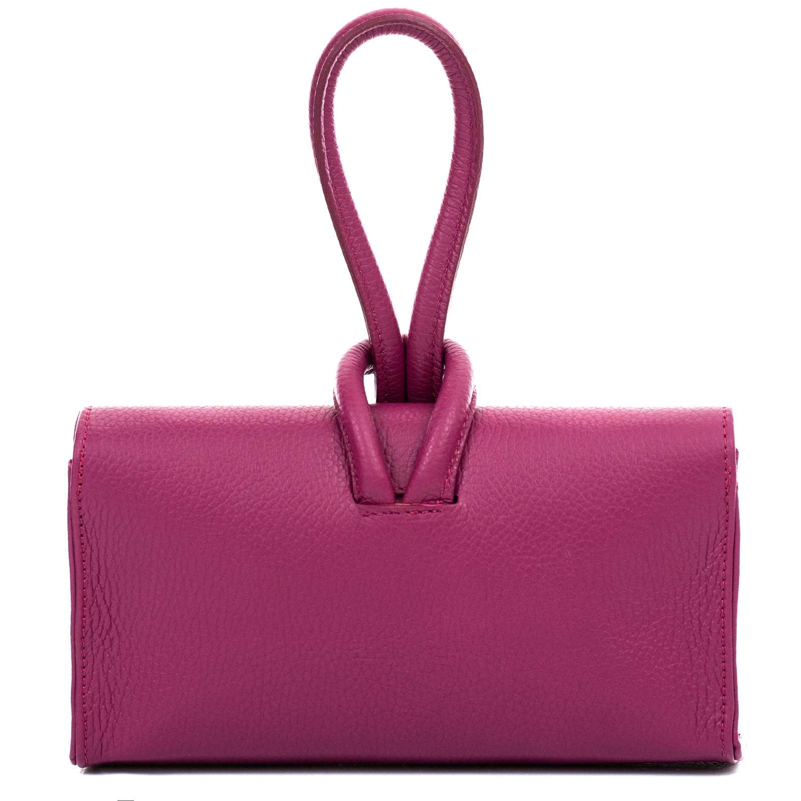 Borsa Pochette A Mano Con Tracolla In Vera Pelle Donna Rindway