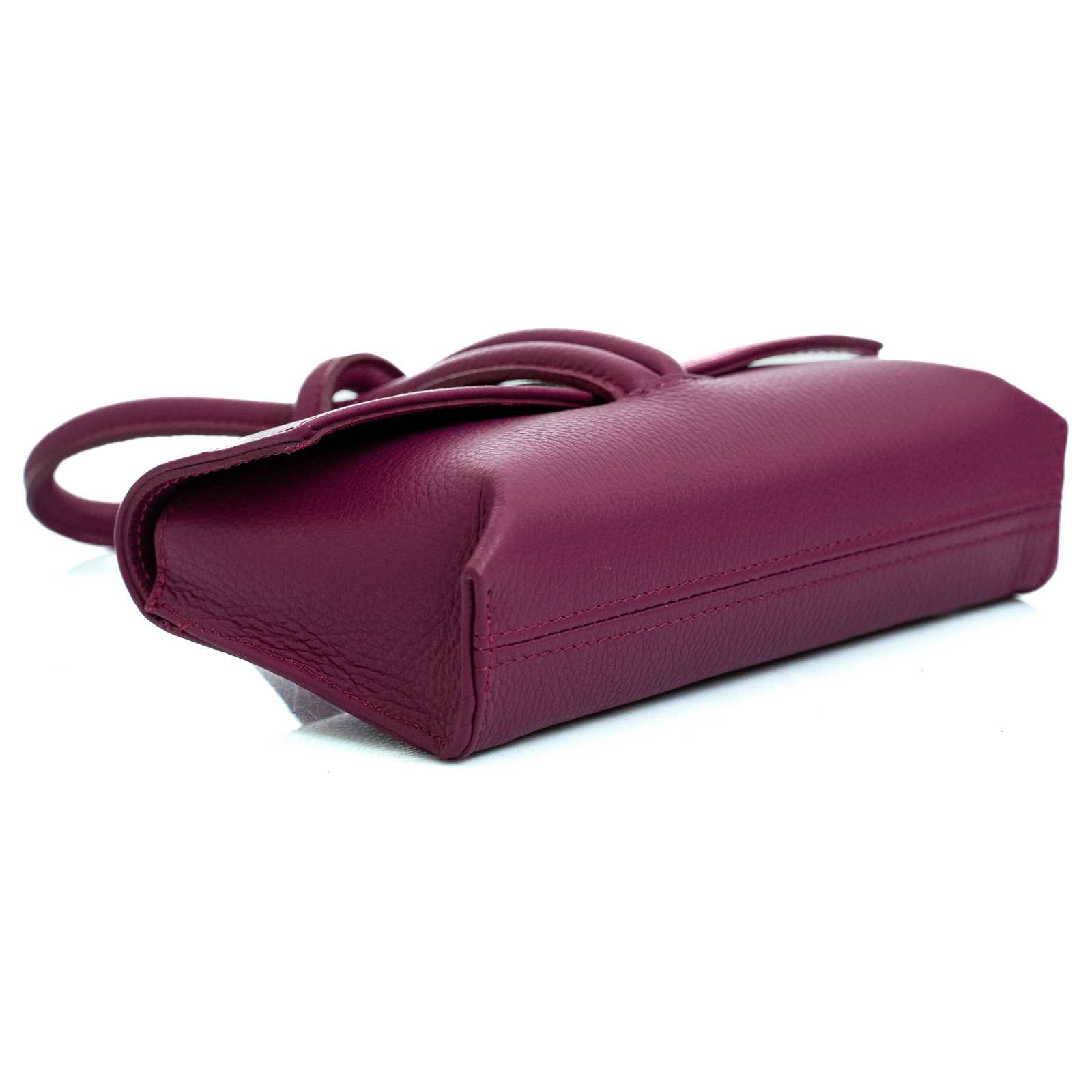 Borsa Pochette A Mano Con Tracolla In Vera Pelle Donna Rindway