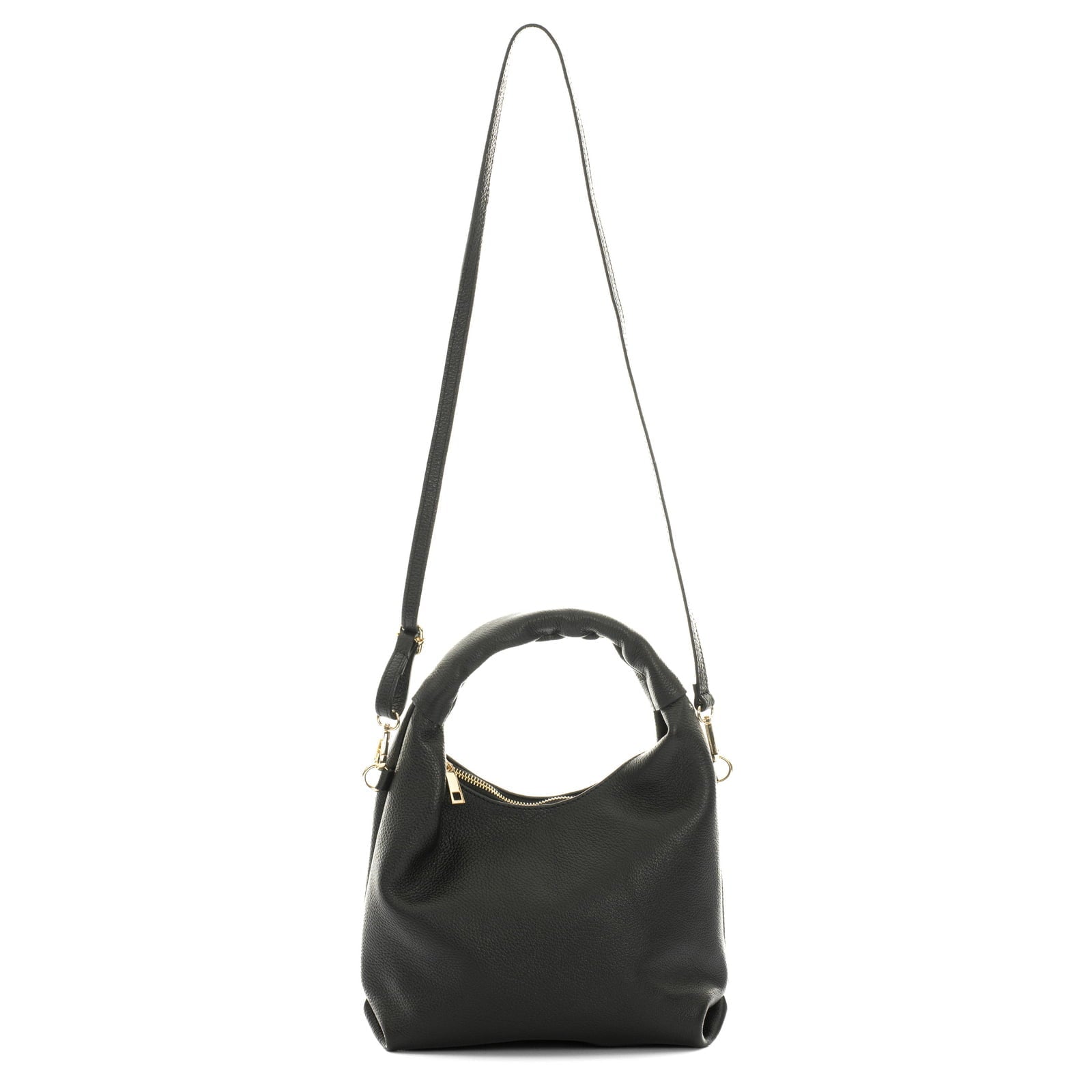 Soft Shoulder Bag In Genuine Dollar Calf Leather Woman Rindway