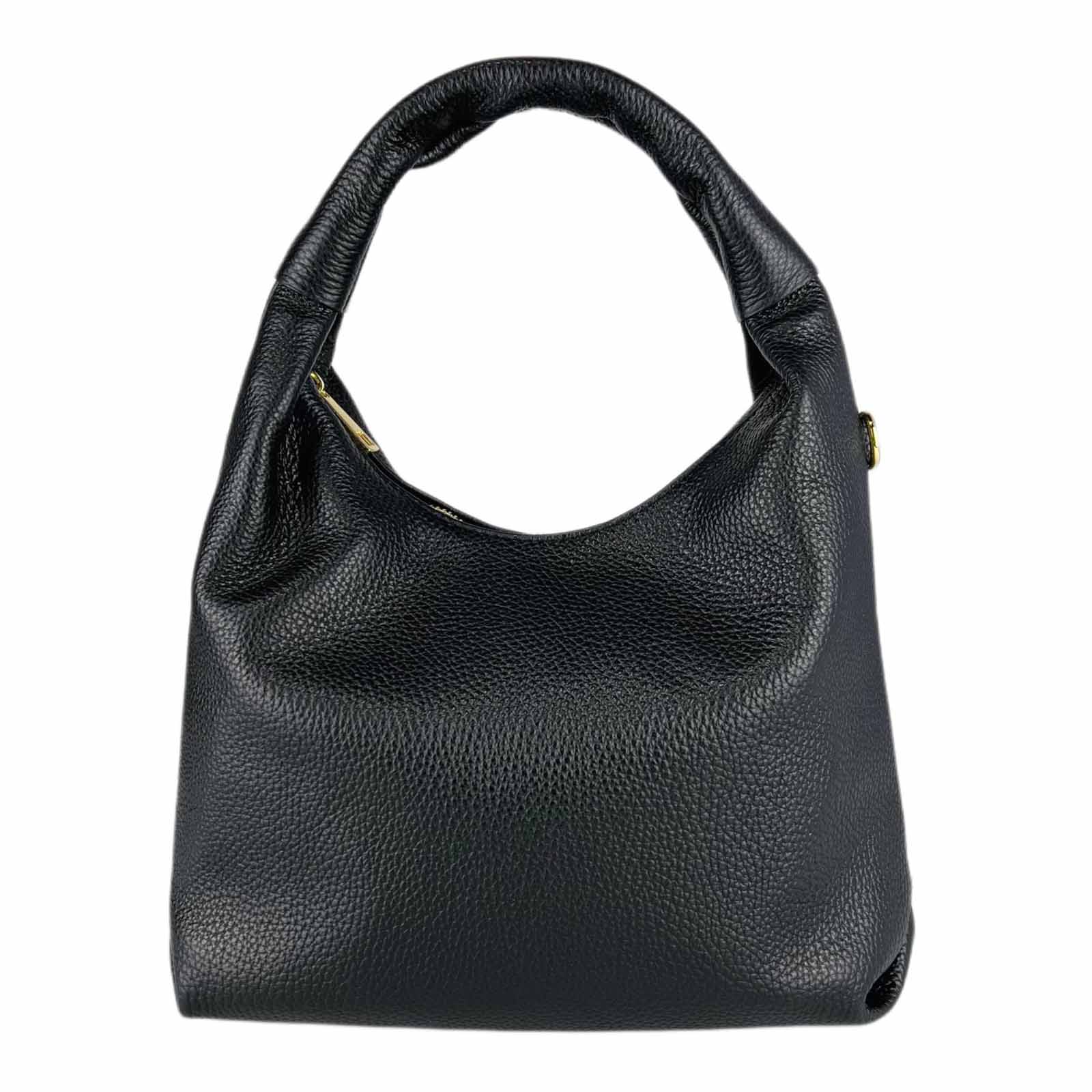 Soft Shoulder Bag In Genuine Dollar Calf Leather Woman Rindway