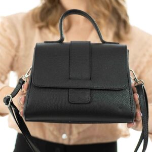 Handbag With Adjustable Shoulder Strap In Genuine Leather Woman Hand Made Cod.ALBA MEDIA Rindway